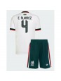 Meksiko Edson Alvarez #4 Vieraspaita Lasten MM-kisat 2026 Lyhythihainen (+ shortsit)